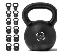 Body Revolution 14kg Cast Iron Kettlebell, Black