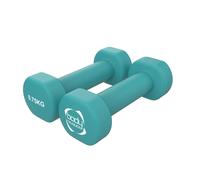 Neoprene Dumbbells 0.5kg - 10kg - Coated Cast Iron Dumbbells, Cardio, Aerobics and HIIT Exercise Weights - Gym Equipment for Home Strength Training and Workouts by Body Revolution