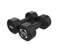 Neoprene Dumbbells 0.5kg - 10kg - Coated Cast Iron Dumbbells, Cardio, Aerobics and HIIT Exercise Weights - Gym Equipment for Home Strength Training and Workouts by Body Revolution