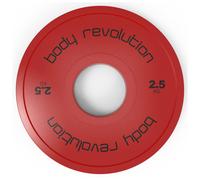 Body Revolution 2 x 2.5kg Fractional Bumper Plates