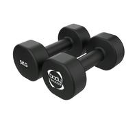 Neoprene Dumbbells 0.5kg - 10kg - Coated Cast Iron Dumbbells, Cardio, Aerobics and HIIT Exercise Weights - Gym Equipment for Home Strength Training and Workouts by Body Revolution