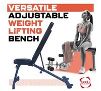 Body Revolution Adjustable Weight Bench - 6 Positions, Heavy Duty Steel Frame