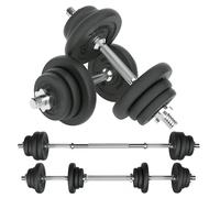 MonsterShop 30048 Body Revolution Cast Iron Dumbbell Set - 15Kg - 50Kg