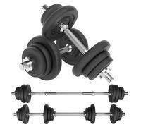 Body Revolution Cast Iron Dumbbell Set 15Kg, Black