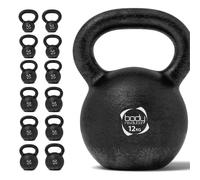 Body Revolution - Cast Iron Kettlebell Weight Set - 12kg Kettlebells - Cardio, Aerobics & HIIT Kettle Bell Exercise Weights & Gym Equipment