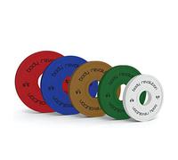 Fractional Olympic Weight Plates 0.5kg - 2.5kg - Coated Cast Iron Weight Discs, Powerlifting & Bodybuilding Weights - Home Gym Equipment for Strength Training & Workouts by Body Revolution