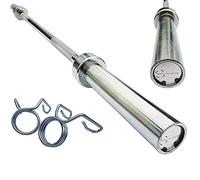 Body Revolution Olympic Barbell Bar - Olympic Weight Lifting Bar for 2 Inch Weights Plates - Commercial Barbell for Bench Press, Squats, Curls, Deadlift and Powerlifting 6FT