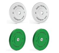 Body Revolution Olympic Bumper Plates Colour 30Kg Set 2X5Kg 2X10Kg