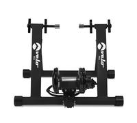 Body Revolution Velo Pro Turbo Trainer - Variable Resistance Magnetic Indoor Bike Trainer for Road bikes & Mountain Bikes - White + Mat Bundle