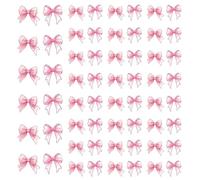 Body Ribbon Sticker, Temporary Skin Sticker - 30X Pink Bow Body Decal Temporary, Wedding Funny Body Art Skin Decoration Laptop Mug Decal for Travel and Dating
