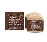 Body Scrub,Exfoliating Body Scrub with Coffee and Salt,Deep Clean,Smooth and Moisturizing Skin,Reduce Chicken Skin Bumps,Safe for Sensitive Skin (2pcs)