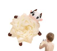 Body Scrub for Children - Shower Ball in Animal Shape Made of Mesh - Cartoon Shower Loofah - For Skin Care Back Daily Cleaning Personal Hygiene Bathroom Game