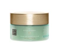 Body Scrub from The Ritual of Karma, 300 gr - with Summery Holy Lotus & White Tea - Hydrating, Cooling Properties with Sea Salt & Minerals