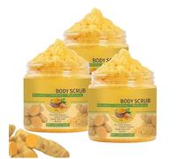 Body Scrub, Gentle Cleansing Scrub, Natural Deep Nourishing & Moisturizing, Moisturized Skin, Brightening Dull Skin for Women and Men, 100g (3PCS)