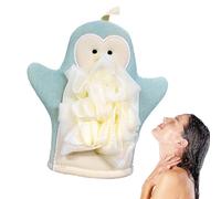 Body Scrub Gloves,2-in-1 Glove Exfoliator for Body - Elastic Rich Foaming Towel, Skin-Friendly Shower Mitten for Soothe, Cleanse Your Skin