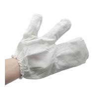 Body Scrub Gloves - Deep Shower Mittens | Raw Silk Texture Wash Gloves, Gentle Skin Polishing, Smooth & Soft Finish for Bath, Spa, Bikini Area, 8.27 inches