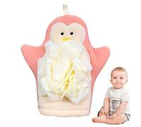Body Scrub Gloves, Shower Centre Exfoliator | Cute Cartoon Hand Scrub Gloves | Elastic Rich Foaming Towel, Skin-Friendly Shower Mitts for Soothing, Cleanse Your Skin