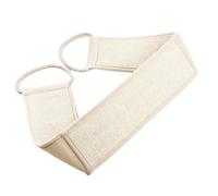 Body Scrub Towel, 31.5in Natural Sisal Exfoliating Cloth with Hand Loops Effective Cleaning Towel for Back and Full Body, Reusable Shower Exfoliator