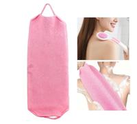 Body Scrub Towel | Long Bath Back Scrubber With Handles,Body Cloth For Shower And Bath | For Legs Arms Neck Cleaning Bathing Women Children Elderly Home Apartment Travel