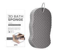 Body Scrubber, Bath Sponges for Shower, Soft Shower Sponge for Body Wash, Gentle Shower Scrubber for Sensitive Skin, Body Brush for All Skin Types, Women, Home, Apartment, Dormitory