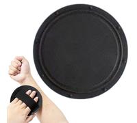 Body Scrubber - Body Wash Scrubber | 5 Pieces Shower Bodies Scrubbers | Black Rubber Bath Tools | Rubber Deep Cleaning Gloves for Mud Scrubbing Round Dry Brushing Massaging Elderly Care
