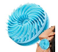 Body Scrubber Brush - Silicone Loofah Body Scrubber - Soft Bath Sponge Shower Brush 2-in-1 Innovative Rotating Bath Hygienic Shower Loofah for Clean