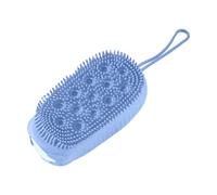 Body Scrubber, Compact Bath Scrub, Body Scrubber for Back, Cleansing Tool with Double Side, Easy to Use Scrubbers, Gentle Bristles Accessory, Skin Scrubs for Bathing, 2.95x4.92x2.17 Inches