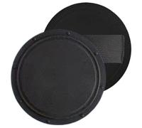 Body Scrubber for Bath - Rubber Material, Round Pads, Lightweight Travel Friendly Design | Deep Skin Cleaning Technology, Spa Dry Brushing for s