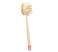 Body Scrubber - Long Handle Double-Sided Shower Brush | 2-in-1 Bath Back Scrubber with Loofah | 2026 New, Bristles & Loofah, For Women Men Elderly, Arm Leg Back Cleaning, For Home Apartment Dorm Hotel