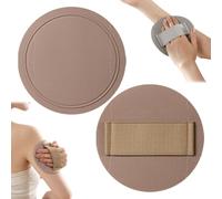 Body Scrubber, Soft Silicone Body Brush for the Shower，Coffee 1PC | Body Scrubber, Handheld Cleansing Skin Brush, Gentle Exfoliating, Hygienic Bath Scrub for Women, Men