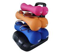 Body Sculpture 12kg Neoprene Dumbbell Tower Set