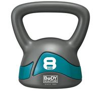 Body Sculpture 8 Kg Kettlebell Grey With Green Strip Product Dimensions, Diameter 18.0 X H22.4Cm