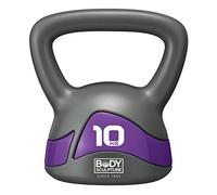 Body Sculpture BSCK10 carta Football KETTLEBELLS-10.0 KG, Grey/Purple, 10 kg