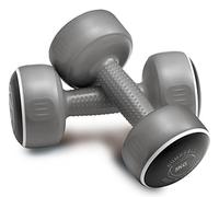 Body Sculpture Unisex's BW108-10 Dumbbells, Grey, 2x5KG
