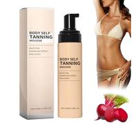 Body Self Tanning Mousse, Express Tanning Mousse, Natural Bronze Self Tanner Mouss, Sel Tannin Foam No Fake Tan Smell, Moisturizing Tanner, Long-Lasting Sunless Tanne (1 Pc)