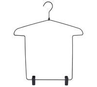 Body Shape Hanger Wire Body Shape Coat Rack with Sliding Clip Metal Pant & Clothing Hanger Sturdy Clothes Display Hanger for Clothing Store, Cloakroom and Bedroom Clothing Hangers Wire Hangers Coat Ra