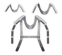 Body Shape Hangers Mannequin Female Mannequin Hanger with Adjustment Removable Patchwork Polymorph Dress Form Transparent Hangers for Dresses/Pants/T-Shirts