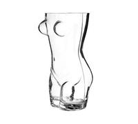 Body Shape Torso Novelty Pint Glass Clear