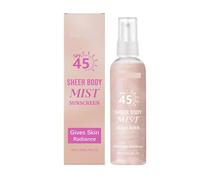 Body Shimmer Sunscreen Spray - UV Protection, Adds Radiant Glow, Long-Lasting, Waterproof, Ideal For Outdoor Activities(1pcs)