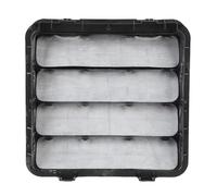 Body Side Aperture Exhauster Cab Rear Air Pressure Vent Louver Fit for 1500 2500 3500 2014-2020 Replaces OE 68323649AB 68323649AA High Strength ABS Material Cabin Relief Grille