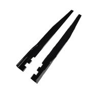 Body skirt Lip winglets Body KitS Side Skirts Extension Rocker Panels Lip Splitters For VW For Golf MK6 For GTI GTD R TSI TDI MPI 2009-2013(Gloss Black Unpaint)