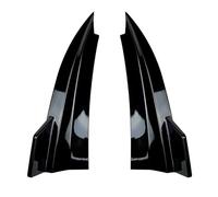 Body skirt Lip winglets For Mercedes For Benz C Coupe C205 C200 C260 C300 C43 C63 AMG 2015-2021 Spoiler Corner Canard Body Kits Lip Splitter(Gloss BlacK)