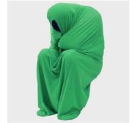 Body Sock Sensory Kids Adults, 65"x29" Full Body Wrap Sensory Sock, Stretchy Body Sock, Self-Claming, Relaxing Children Adult(Grün,XL)