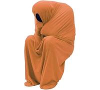 Body Sock Sensory Kids Adults, 65"x29" Full Body Wrap Sensory Sock, Stretchy Body Sock to Relieve Stress, Self-Claming, Relaxing for ADHD Autism Children Adult(Orange,XL)