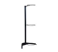 Body-Solid (GSR10B Stability Ball Rack, Vertical Storage for Home and Commercial Gym, Grey/Black