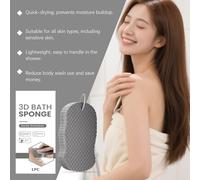 Body Sponge - Body Scrubber Shower Loofah for Women,Gentle Scrubber Cleaning Supplies for All Skin Types Bathing Showering Bathroom Travel Hotel Apartment Dorm Home Women Men