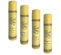 Body Spray 75ml x Pack of 4 - Gold Girl - Leave Your Skin Feeling Fragrant and Fresh - For All Day Freshness
