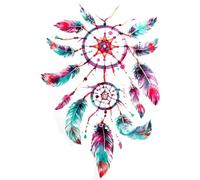 Body Stickers Dream Catcher Temporary Tattoos Sticker Waterproof And Long-lasting(E)