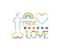 Body Stickers for Women Leg Avenue Pride Multicolore TU