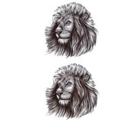 Body Stickers Lion Panthers Temporary Tattoos Sticker Waterproof And Long-lasting